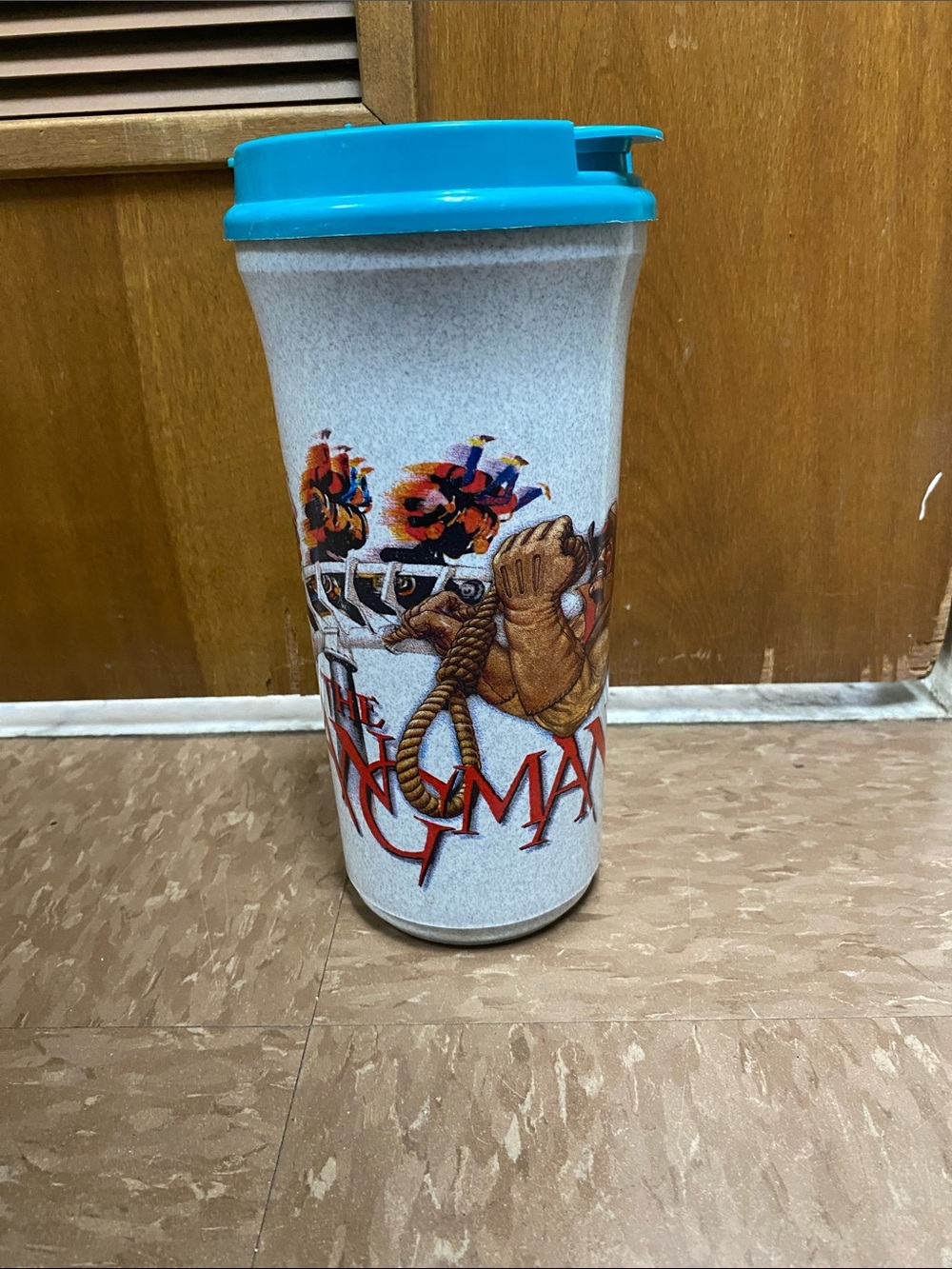 Opryland theme park The Hangman always Coca Cola souvenir insulated cup VNTG 90s
